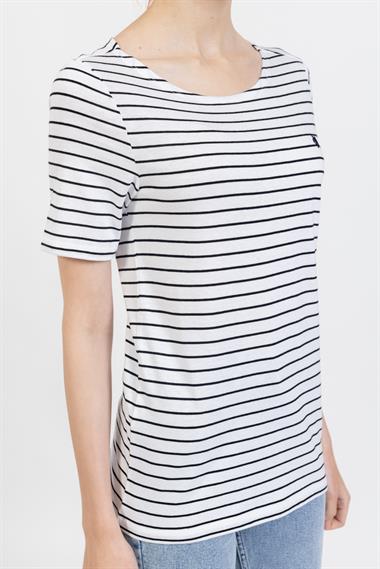 Mpl V Yaka Tshirt  22y o M&G SİYAH ÇİZGİLİ