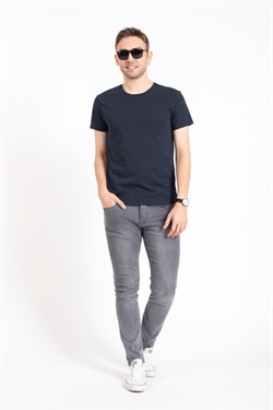 Vs 0 Yaka Basıc K. Kol Tshırt LACİVERT