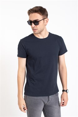 Vs 0 Yaka Basıc K. Kol Tshırt LACİVERT