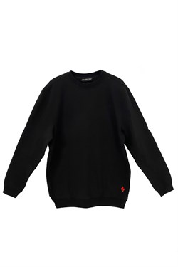 Vs 0 Yaka U.Kol Sweat SİYAH