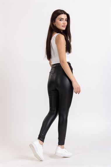 Vs Bayan Deri Tayt 21k 018 SİYAH