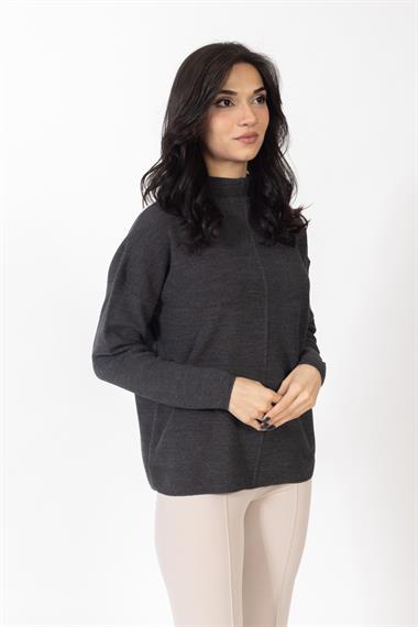 Vs Kadın Triko Kazak 22 517 Emy 23k ANTRASİT