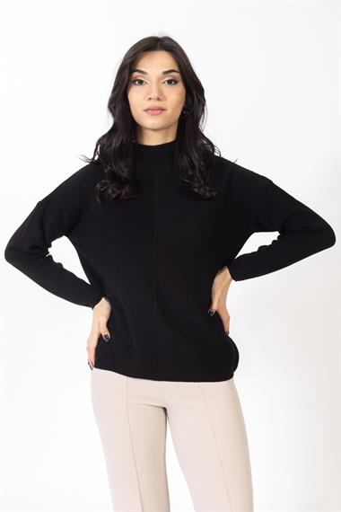 Vs Kadın Triko Kazak 22 517 Emy 23k SİYAH