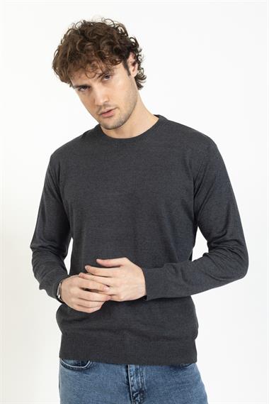 Vs Erkek Bisiklet Yaka Kazak 22 17 Trk 23k GRİ