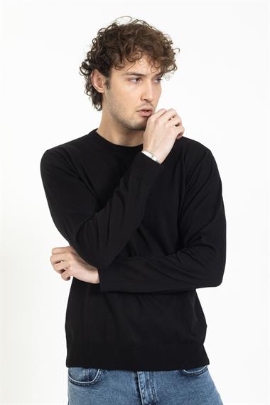 Vs Erkek Bisiklet Yaka Kazak 22 17 Trk 23k SİYAH