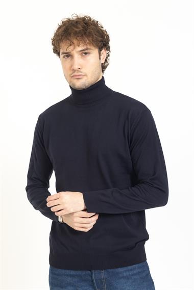 Vs Erkek Tam Balıkçı Kazak 22 19 Trk 23k LACİVERT
