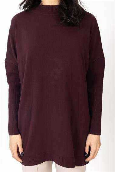 Vs Kadın Yarım Balıkçı Triko Tunik 23 639 Emy 23k KIRMIZI