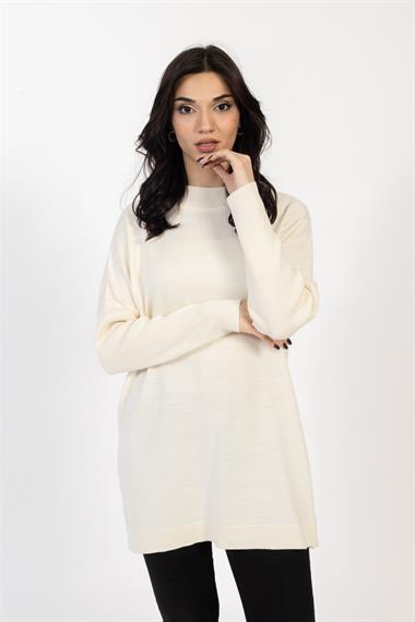 Vs Kadın Yarım Balıkçı Triko Tunik 23 639 Emy 23k TAŞ