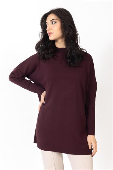 Vs Kadın Yarım Balıkçı Triko Tunik 23 639 Emy 23k KIRMIZI