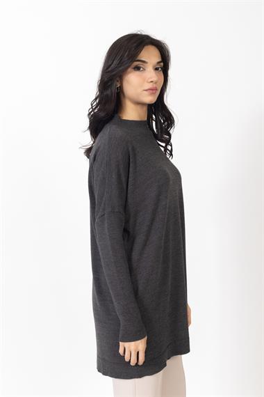 Vs Kadın Yarım Balıkçı Triko Tunik 23 639 Emy 23k ANTRASİT
