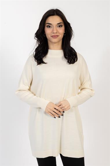 Vs Kadın Yarım Balıkçı Triko Tunik 23 639 Emy 23k TAŞ