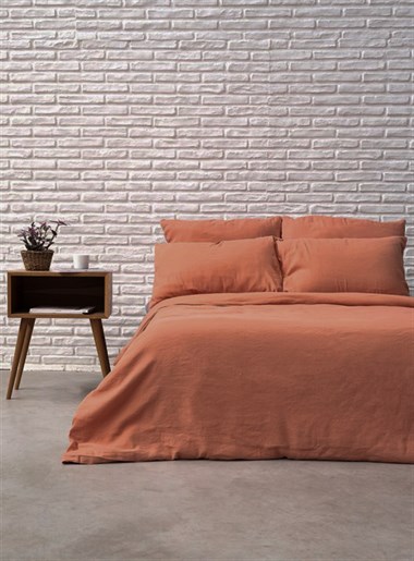 Vs Müslin Çift Kişilik Nevresim 200 220 2 Yastık Kılıfı  50 70 PEMBE