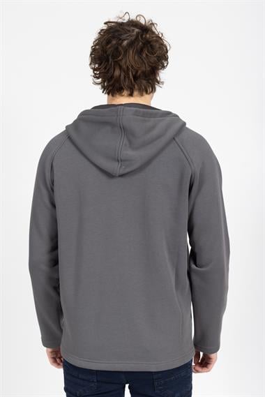 Vs Unisex Reglan Tam Fermuarlı Sweat 23k 041 FÜME