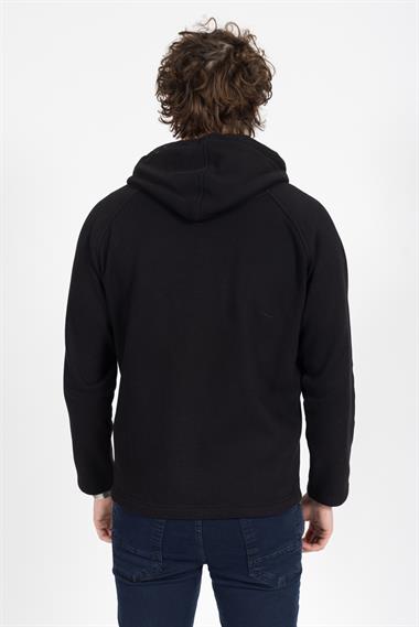 Vs Unisex Reglan Tam Fermuarlı Sweat 23k 041 SİYAH
