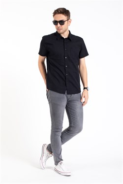 Wrnglr Kısa Kol Gömlek SİYAH