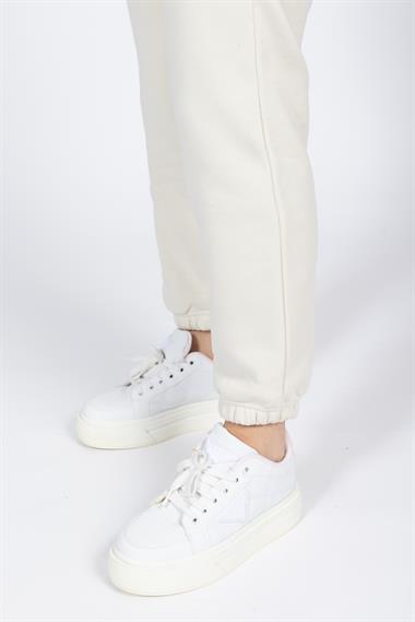 Xc Unisex 3 iplik Eşofman Alt 23y kso Bed. KREM