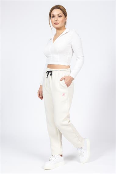 Xc Unisex 3 iplik Eşofman Alt 23y kso Bed. KREM
