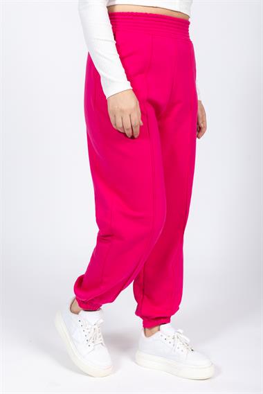 Zra Kadın 2 İplik Altı Las.Tek Alt Eşofman 23y Kso FUŞYA