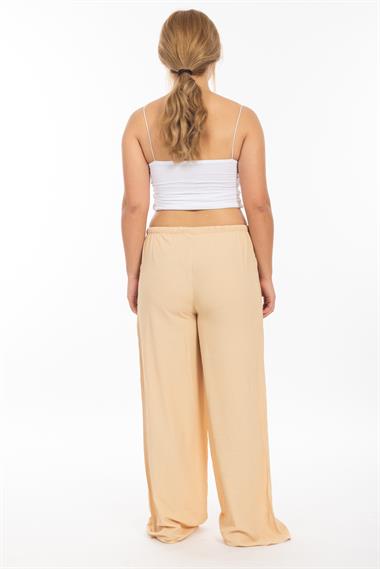 Zra Bayan Lastikli Cepli Bag. İnce Pantolon 24y Cu BEJ