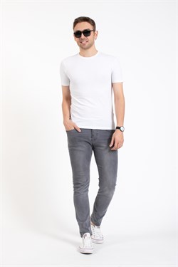 Zra Duz Basıc 0 Yaka K.Kol Tshırt Beyaz