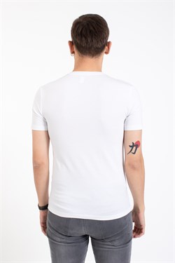 Zra Duz Basıc 0 Yaka K.Kol Tshırt Beyaz