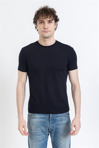 Zra Duz Basıc 0 Yaka K.Kol Tshırt SİYAH