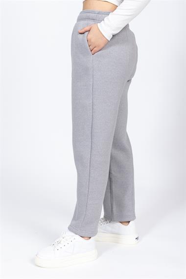 Zra Unisex 3 İplik Şardonlu Eşofman Alt 24k Cu GRİ