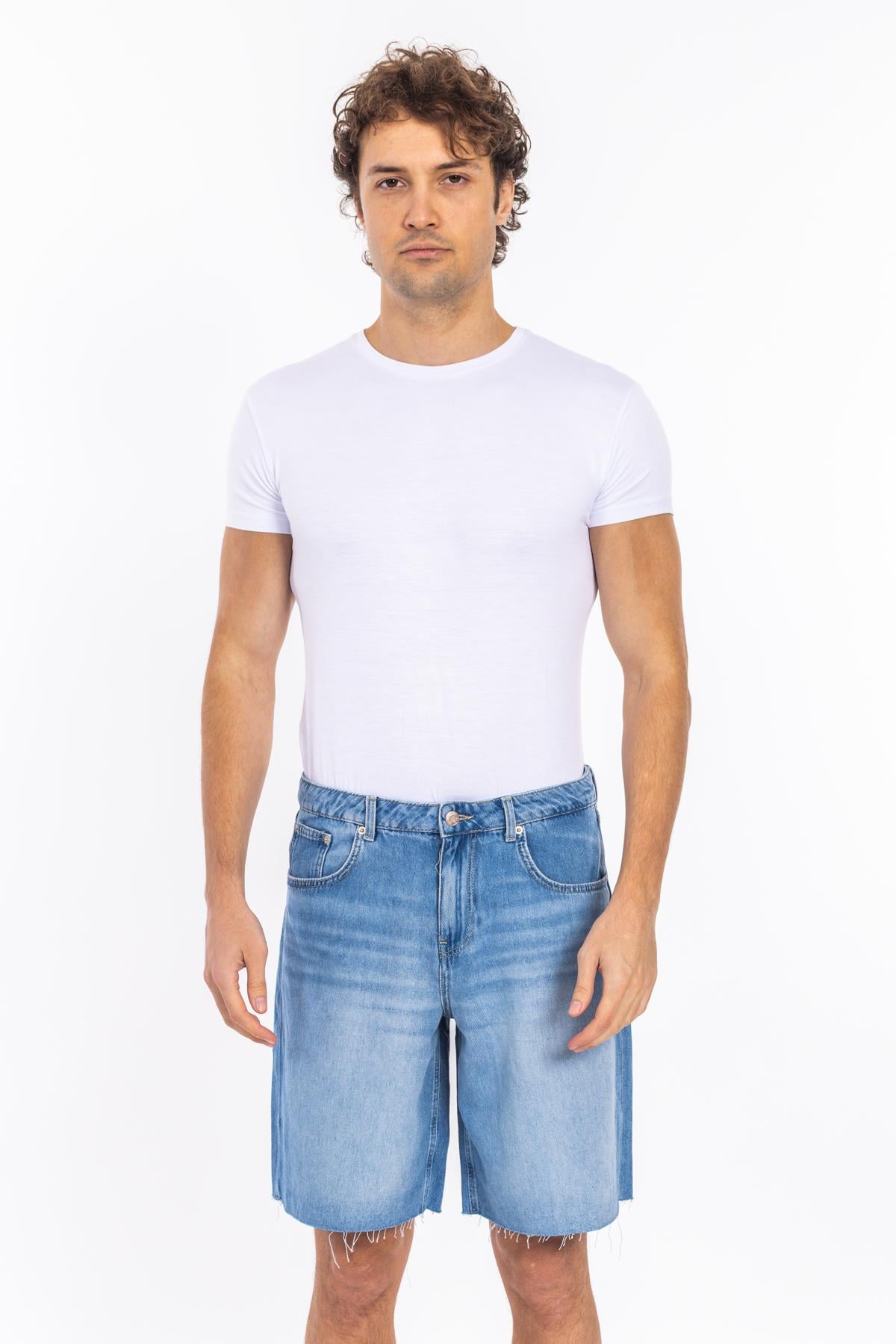 Ca Unisex Kot Şort 25y Kso BLUE
