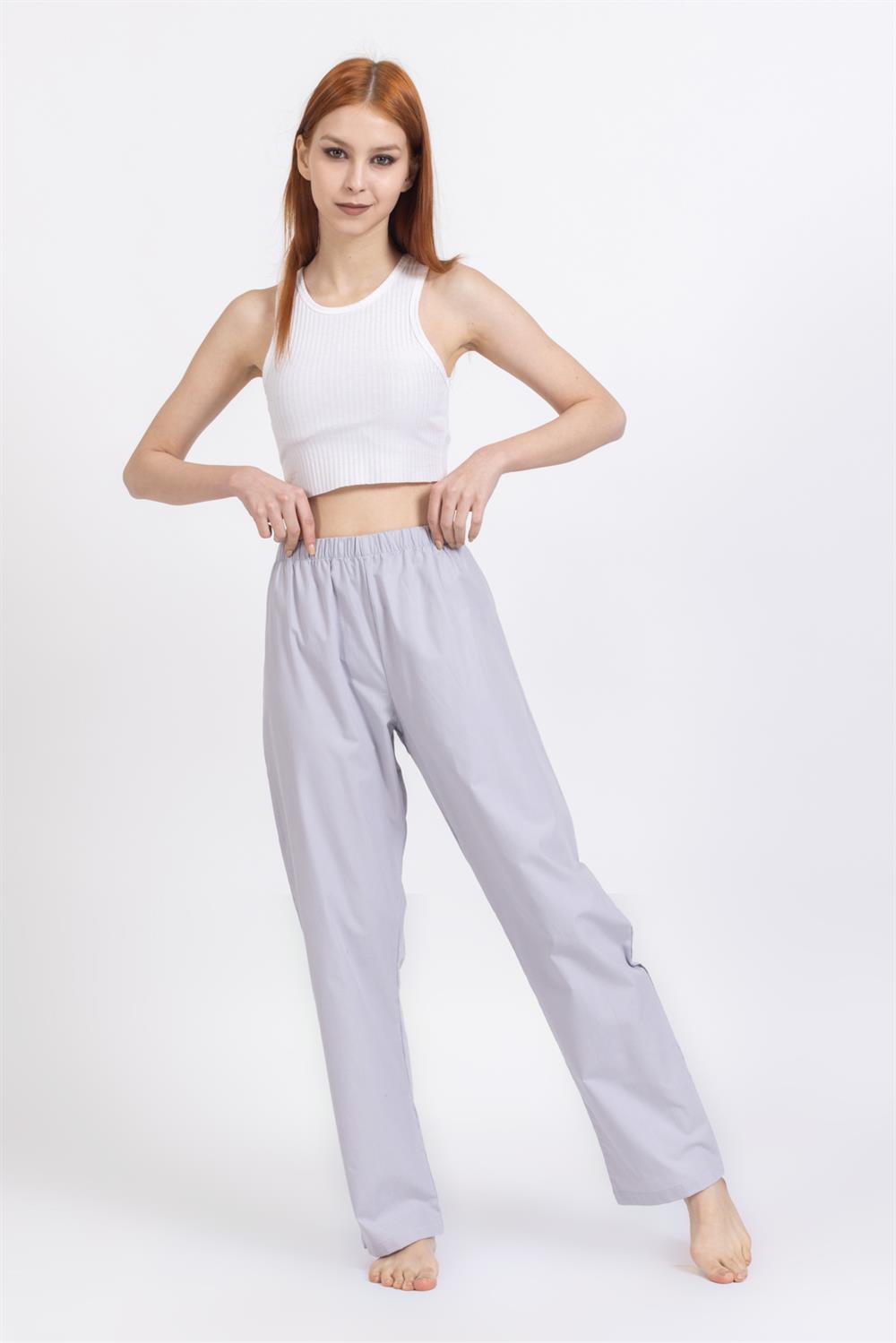 Ja Unisex Dokuma Tek Alt GRİ