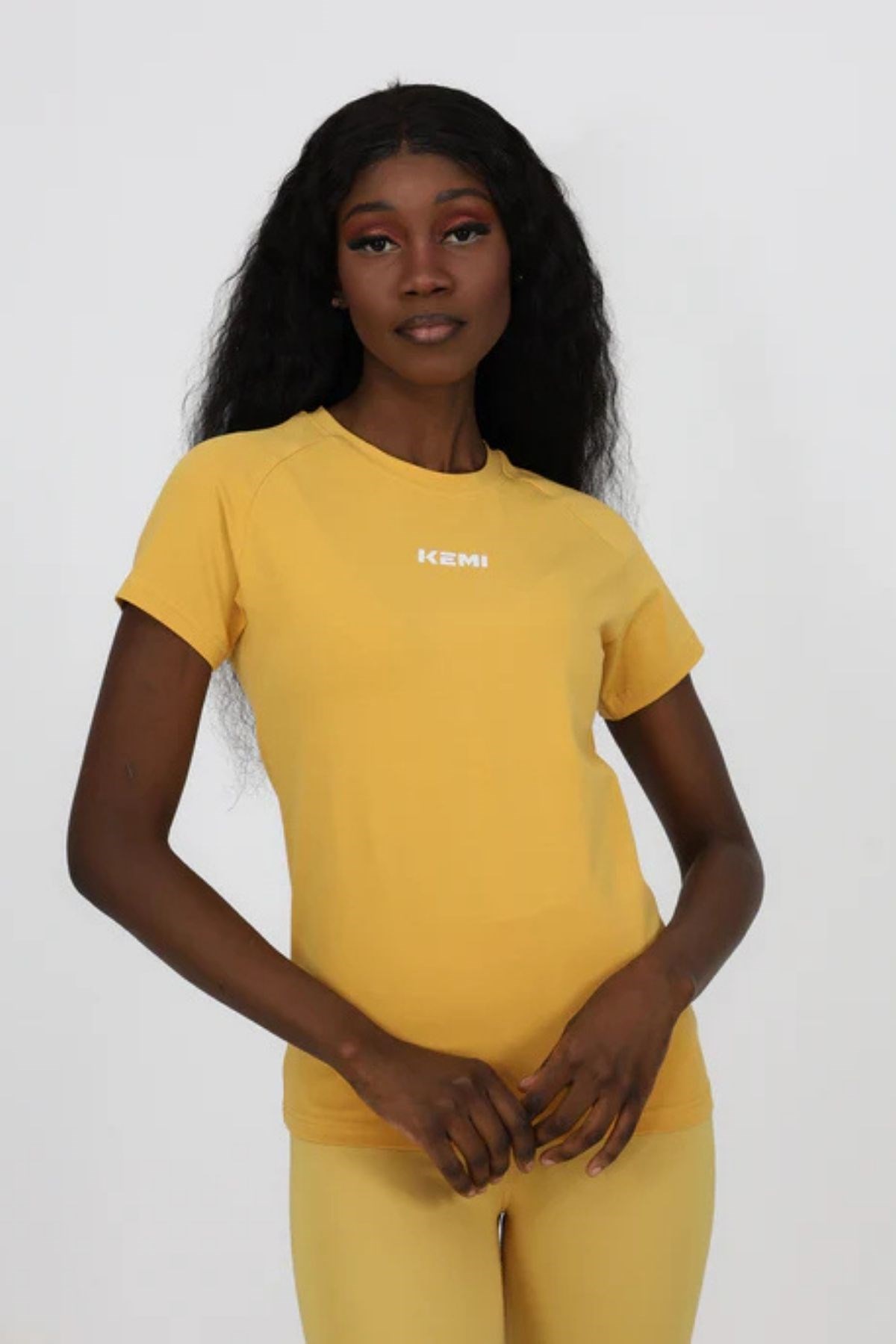 Kemı Bayan O Yaka K.Kol Tshırt 26y Kmı SARI