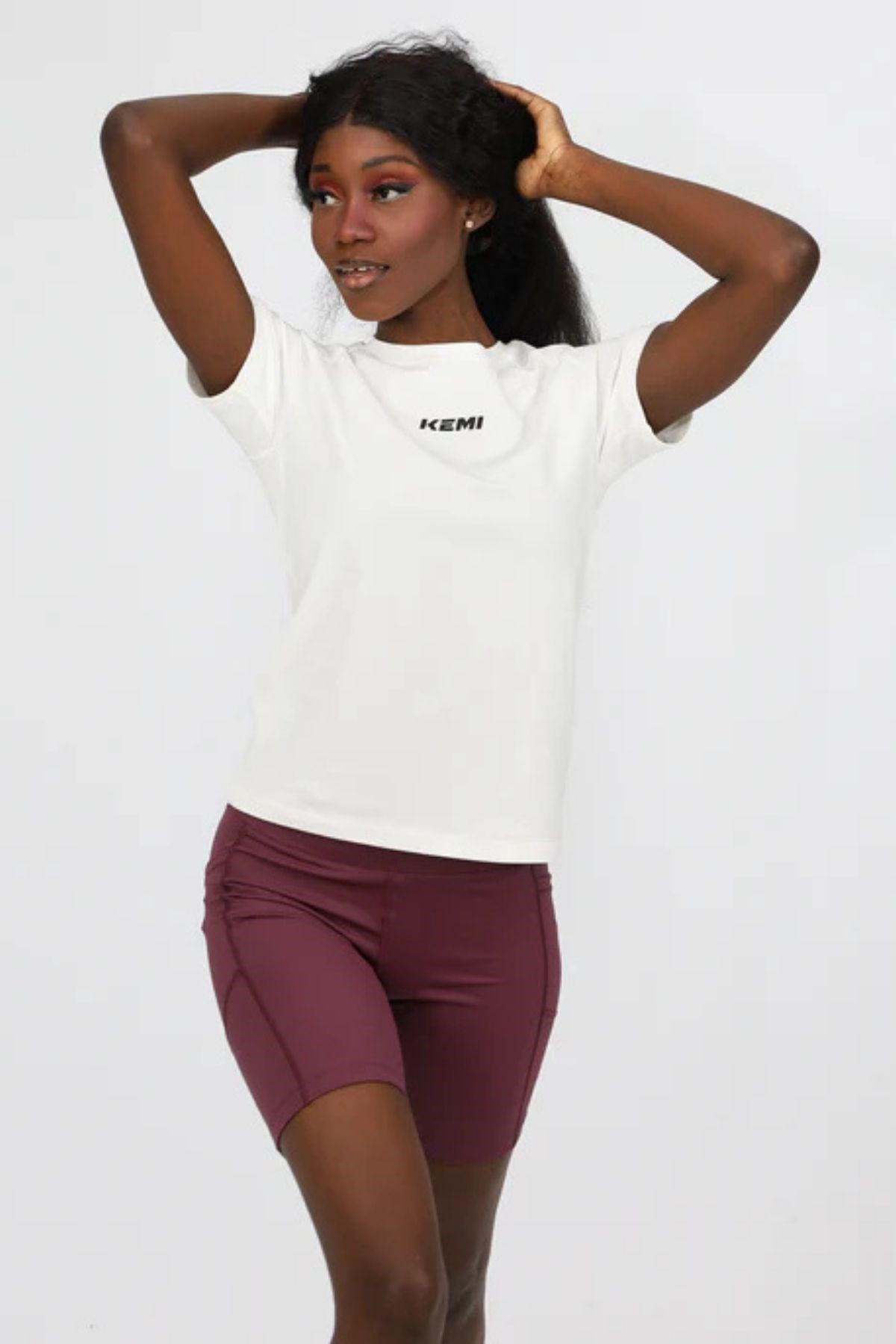 Kemı Bayan O Yaka K.Kol Tshırt 26y Kmı KREM