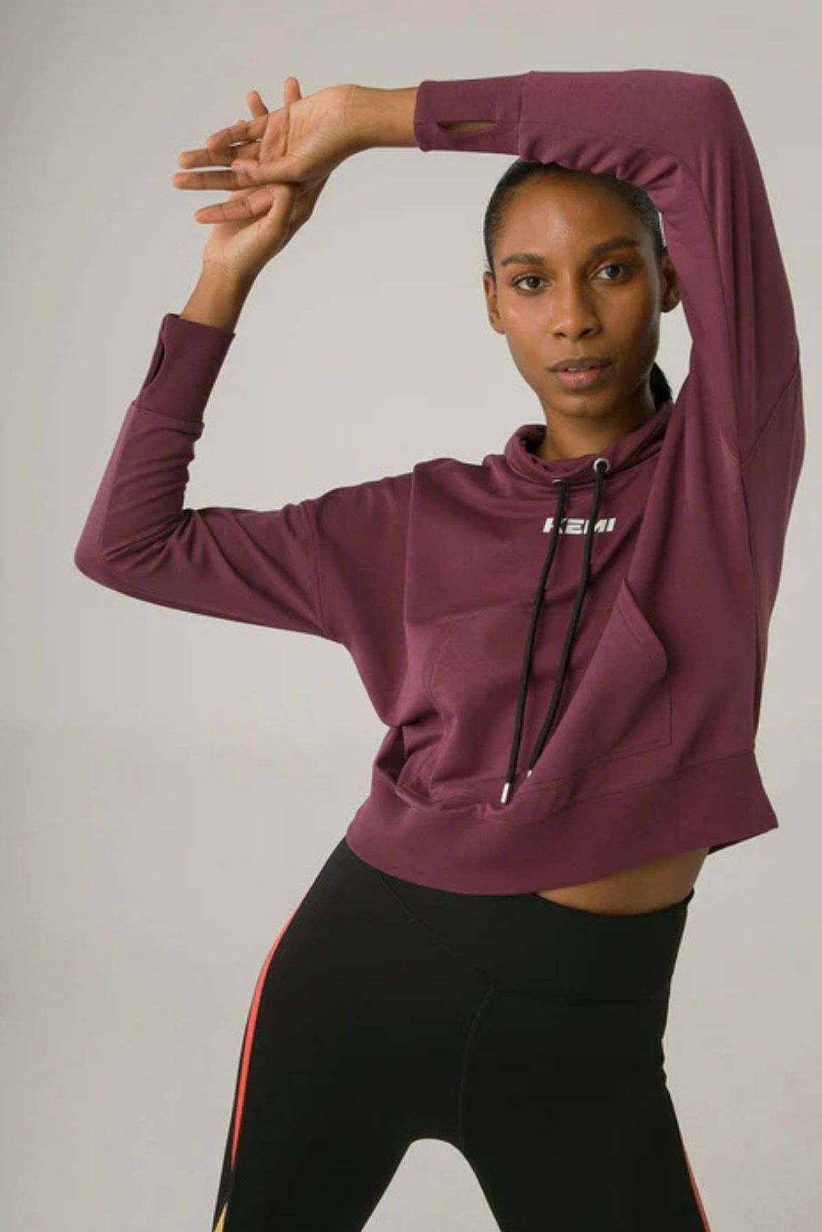 Kemı Bayan Y.Balıkçı Bağcıklı Sweat 26k Kmı BORDO