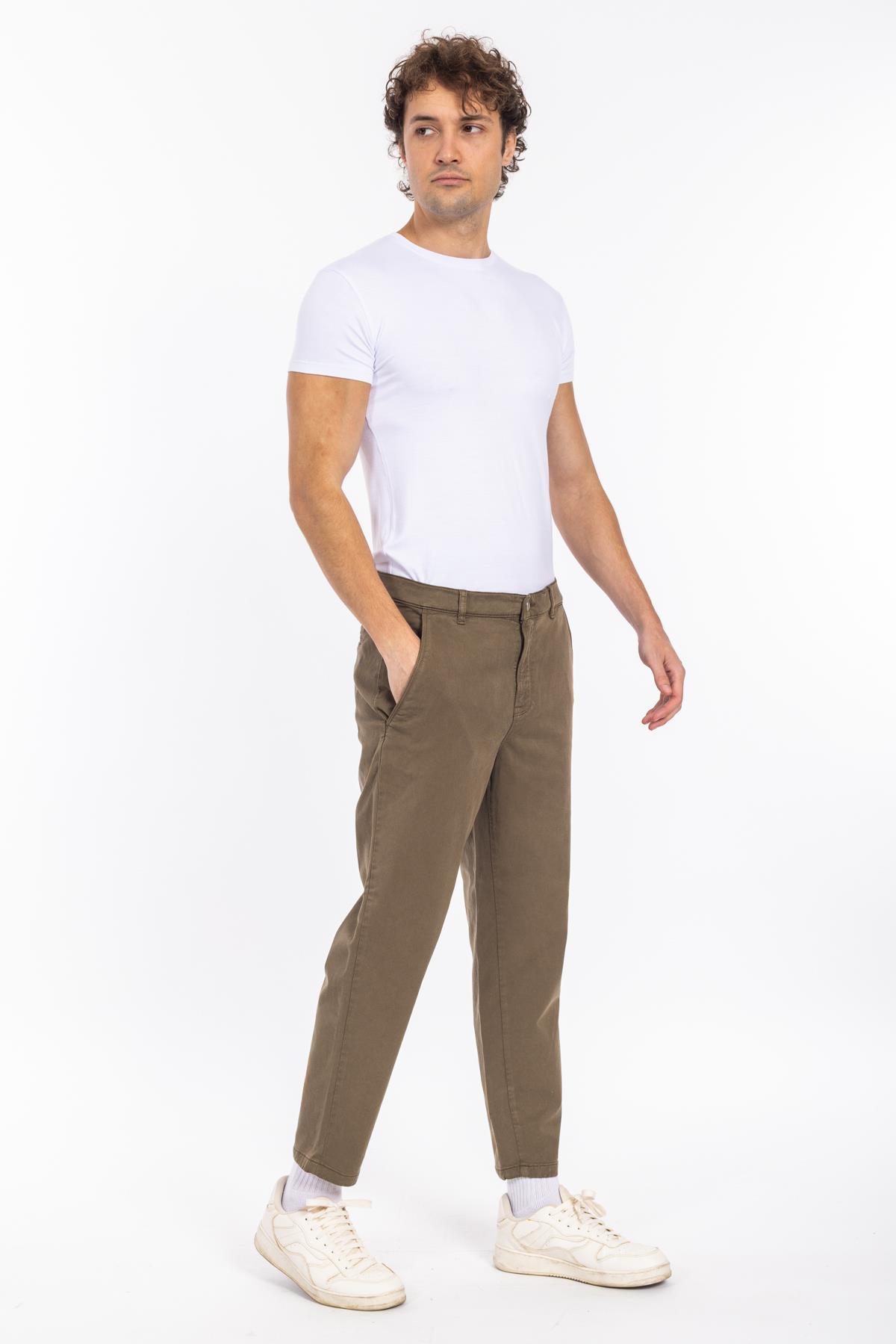 Thom Unisex Hose Kanvas Pantolon 25y Ymz HAKİ YEŞİL