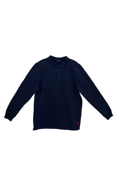 Vs Polo Yaka U.Kol Sweat LACİVERT