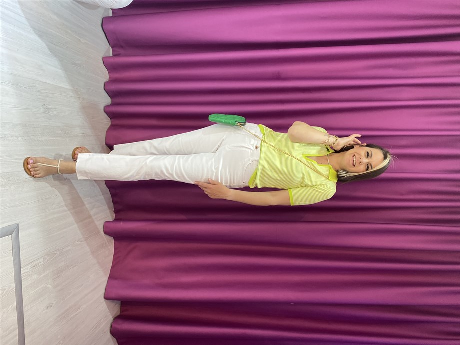 Beyaz Lycralı Jean