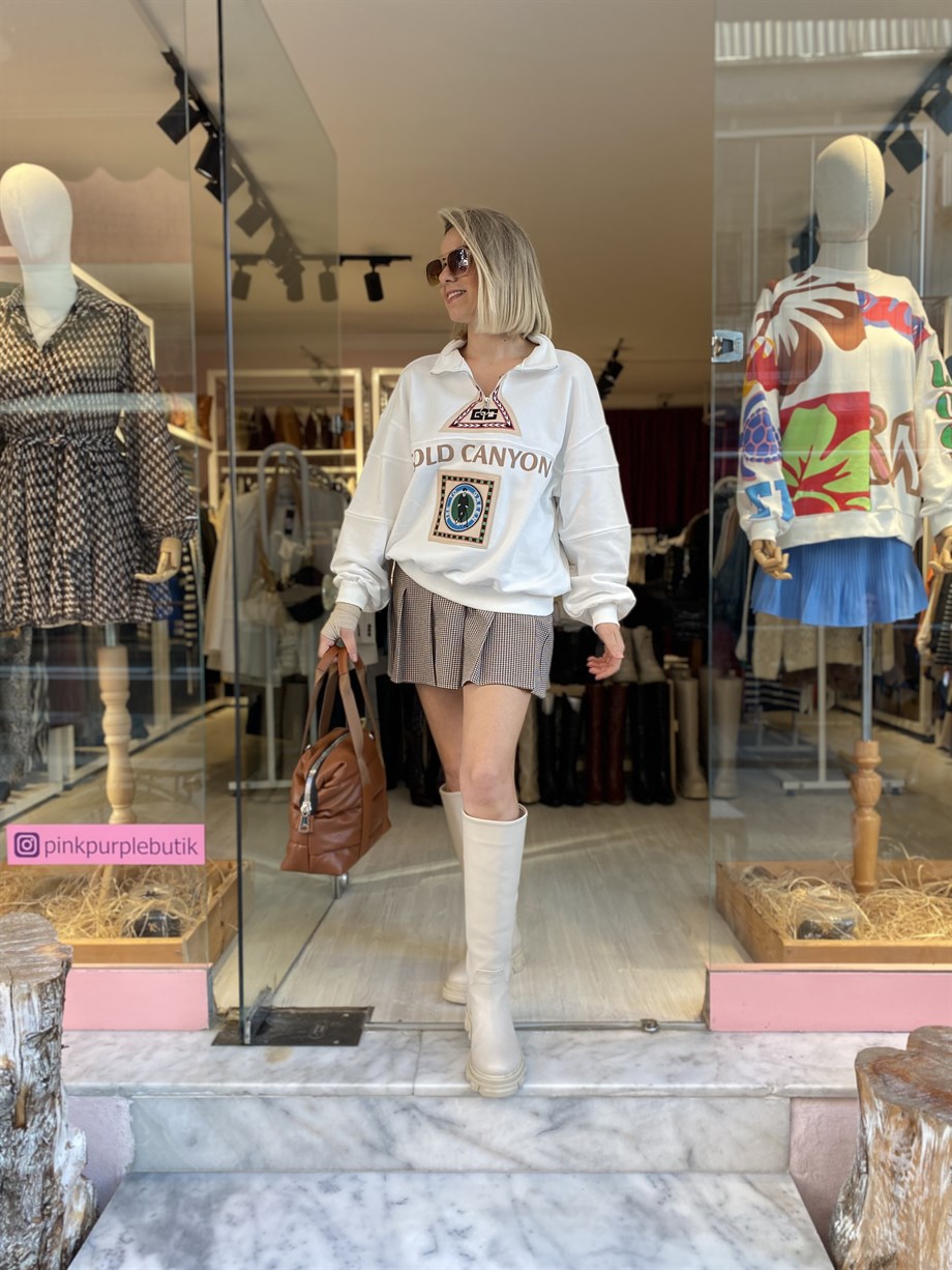 Gold Canyon Fermuarlı Sweatshirt