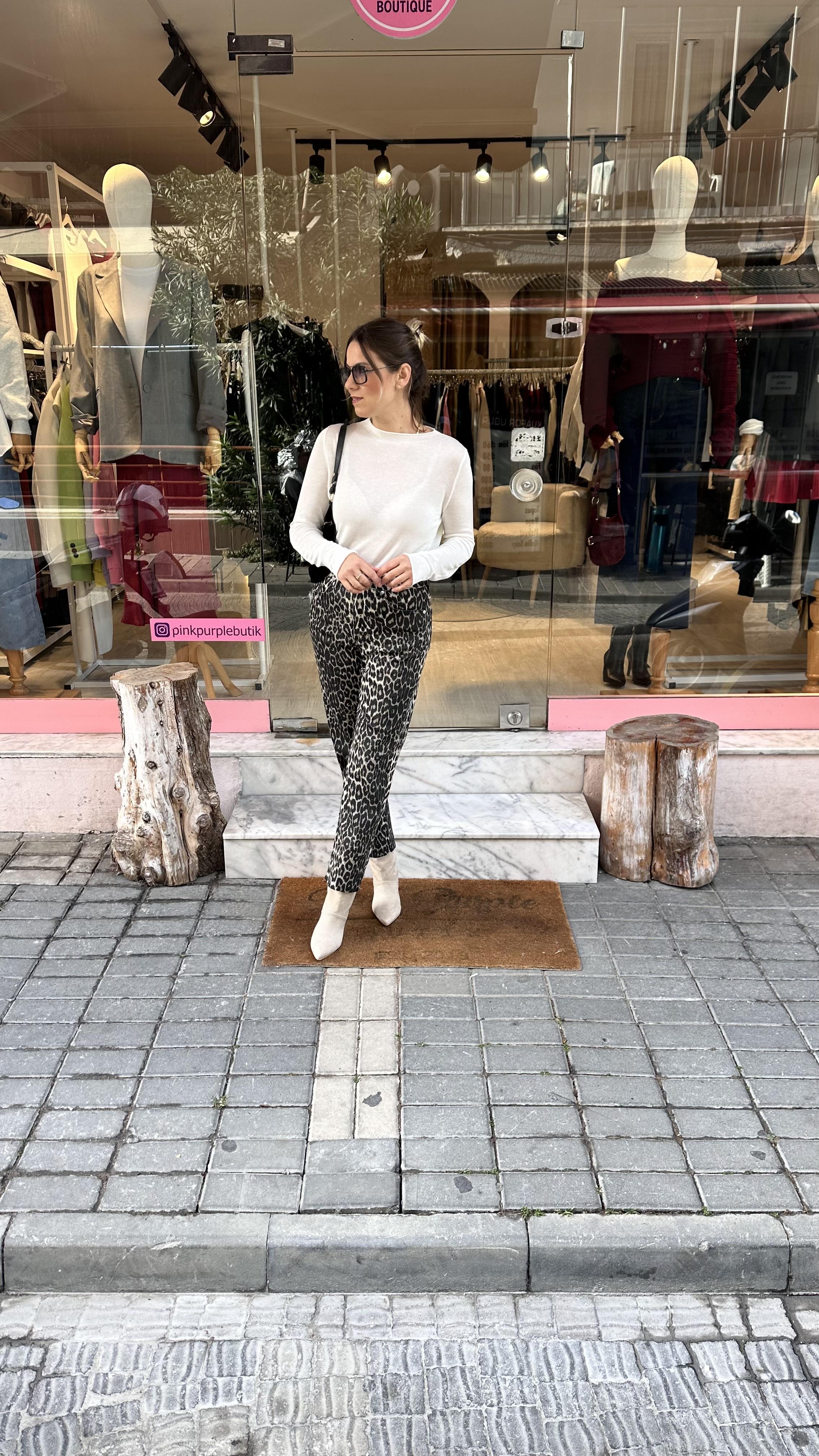 Leopar Boyfit Jean