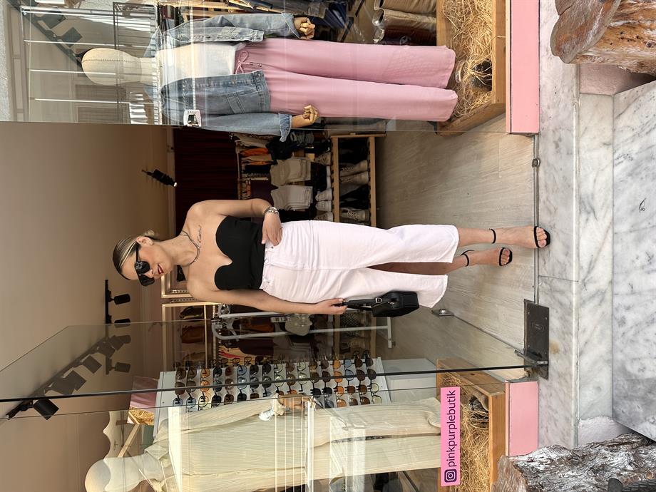 Siyah Straplez Crop