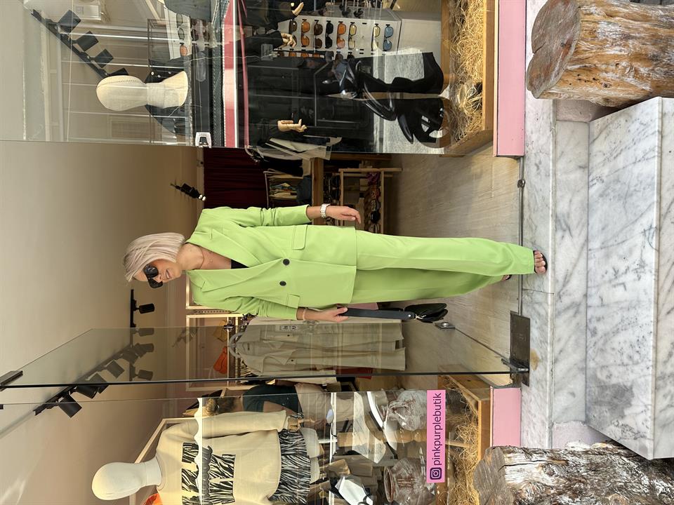 Yeşil Blazer Takım