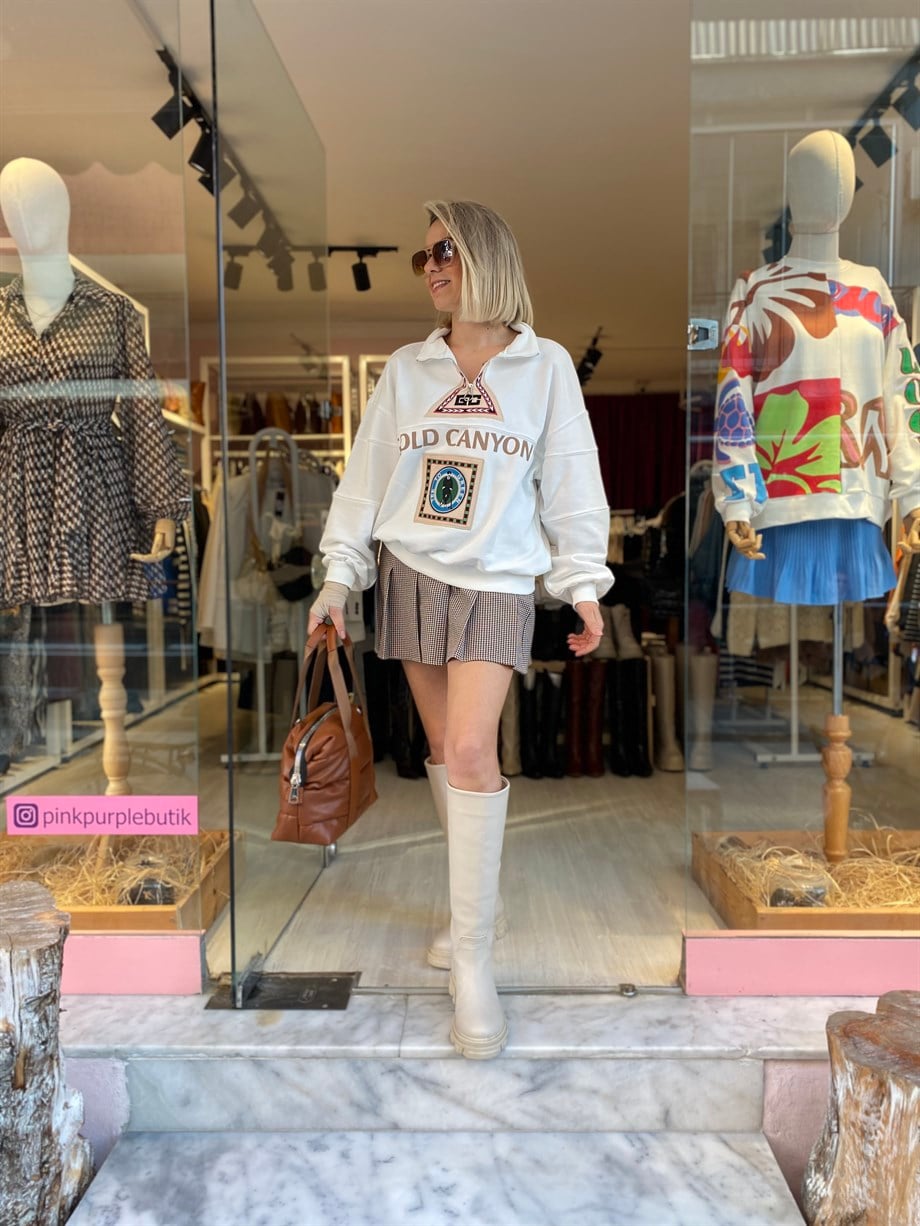 Gold Canyon Fermuarlı Sweatshirt
