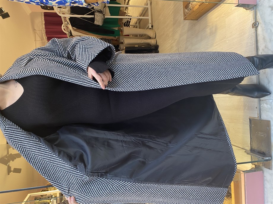 Kırçıllı Oversize Kaban