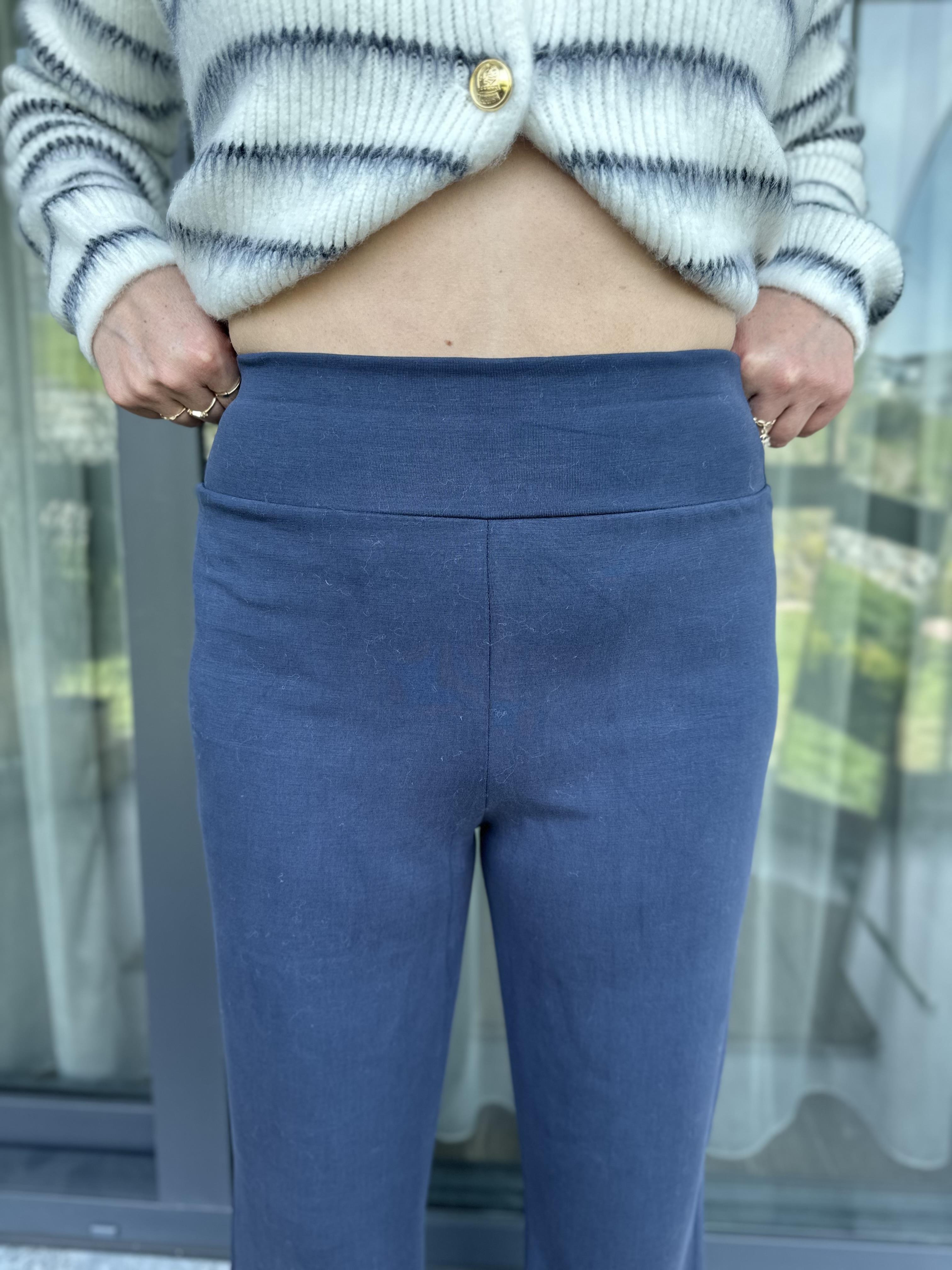Lacivert Modal Kumaş Pantolon
