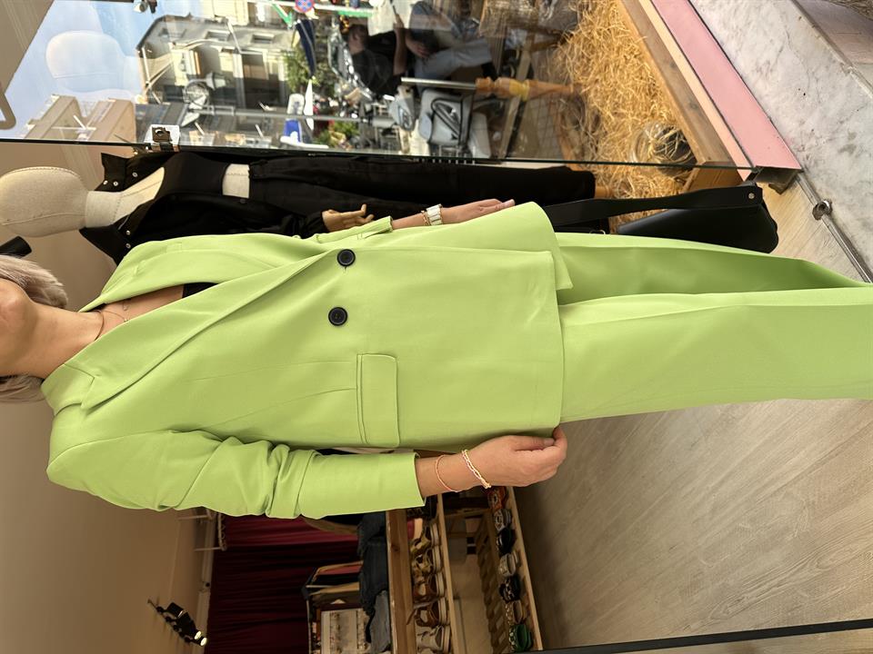 Yeşil Blazer Takım