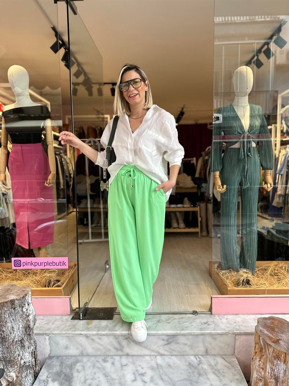 Yeşil Tensel Pantolon