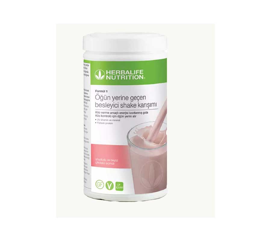 Herbalife ​​Formül Ahudu ve Beyaz Çikolatalı Shake