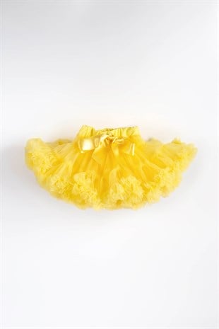 Sarı Kız Çocuk Tütü Etek - Bonita