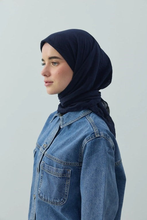 Aya Serisi Eşarp Lacivert