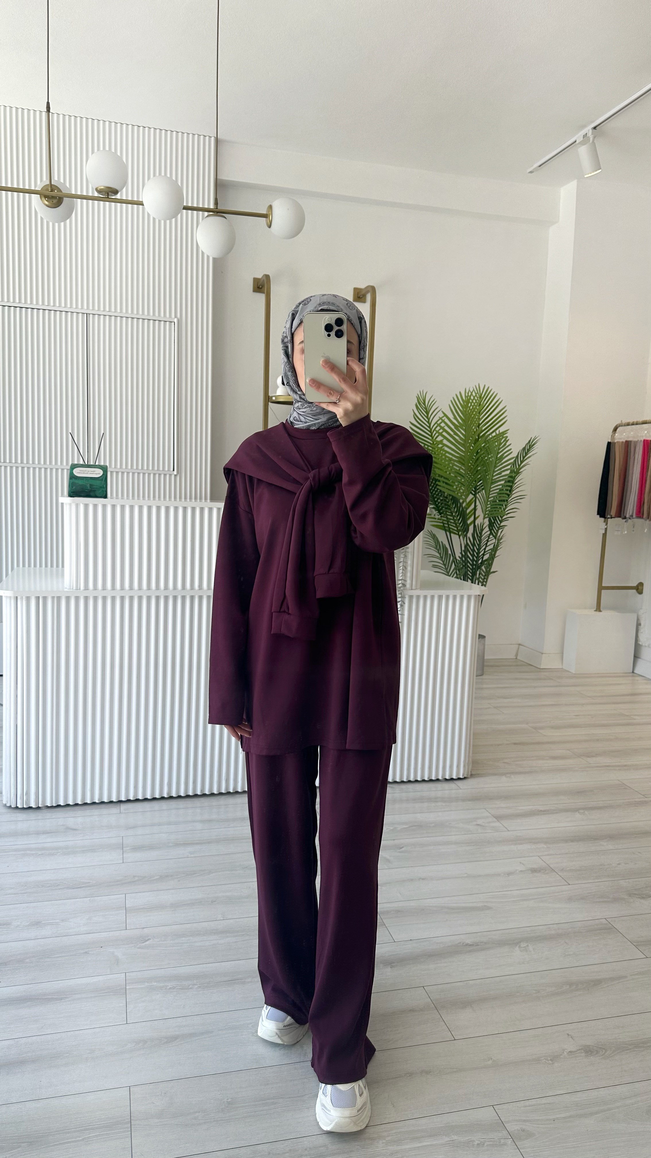 Yaka detaylı oysho takım