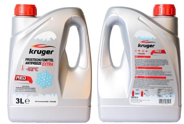 Kruger Antıfrız Kırmızı -52 Derecec 3 Lt