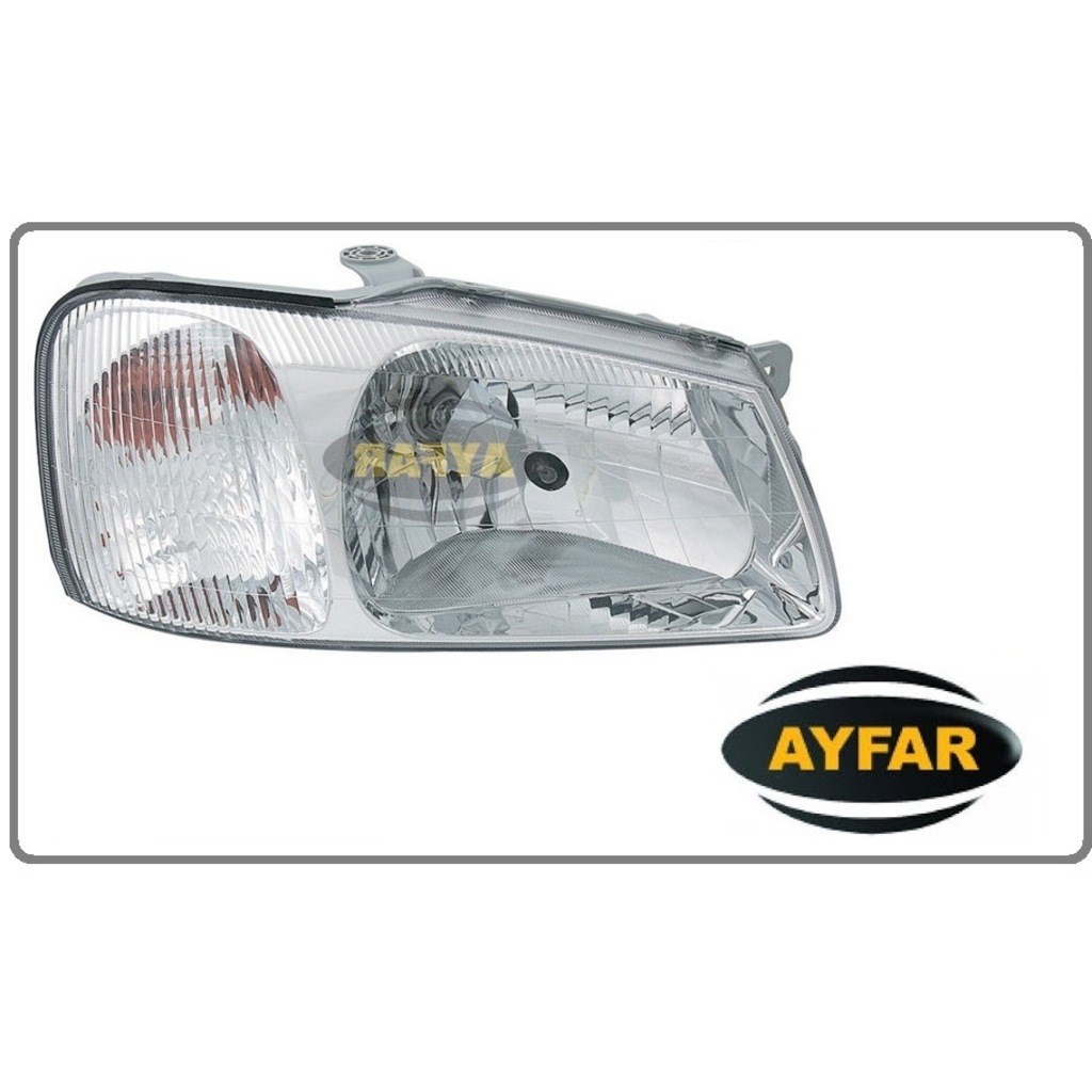 Ön Far Sağ beyaz Hyundai Accent 00-02 Ayfar 404480
